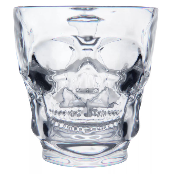 SKULL 16 oz Glass Coffee Mug by Luminarc